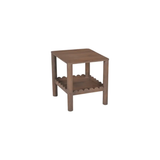 Wiley Side Table in Vintage Brown