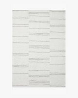 Bliss Rug in White / Grey