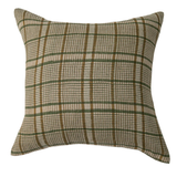 Carrie Cushion in Olive/Natural