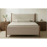 Warren King Bed Beige