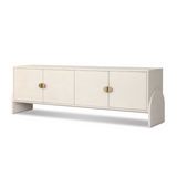 Cressida Media Console in Ivory