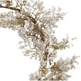 Faux Botanical & Snow Wreath