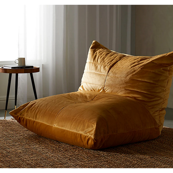 Noush Velvet Beanbag Chair