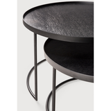 Tray Round Coffee Table Set