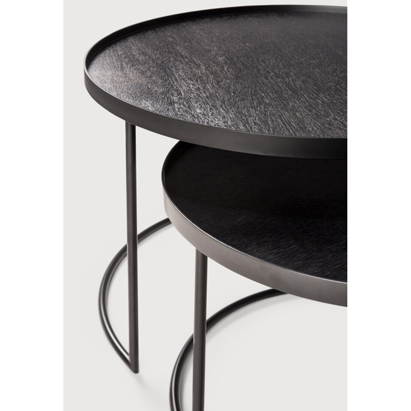 Tray Round Coffee Table Set