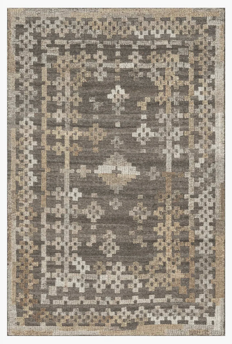 Akina Area Rug - Charcoal/Taupe
