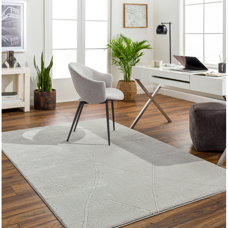 Alder Rug in Light Grey