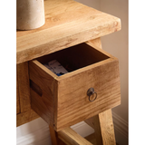 Console with 2 Drawers | Recycled Teak