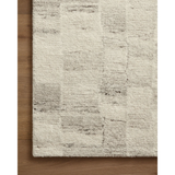 Rocky Rug in Ivory/Silver