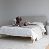 Luna Bed in Buff