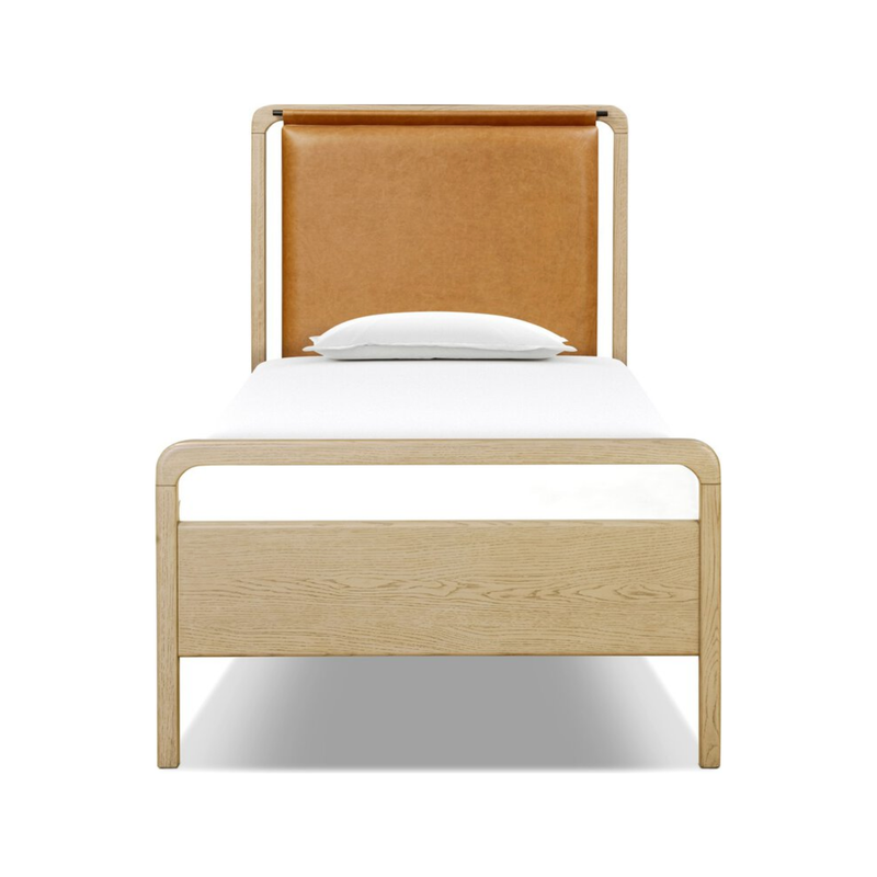 Rosedale Bed in Yucca Oak Veneer & Chaps Sand