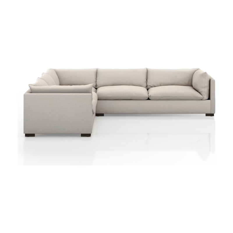 Westwood 3-Piece Sectional in Bennett Moon