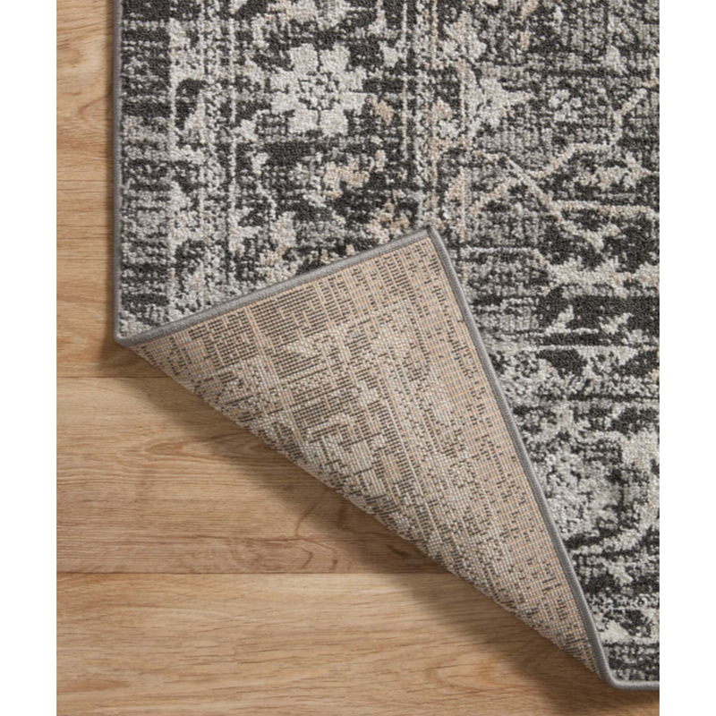 Odette Rug Collection - Charcoal and Silver