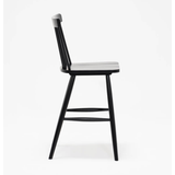 Lyla Side Counter Stool in Black