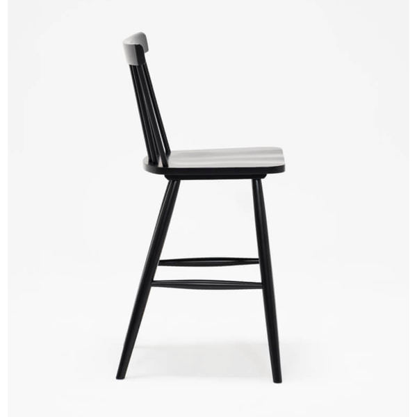 Lyla Side Counter Stool in Black
