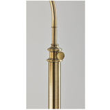 Barton Task Floor Lamp Antique Brass