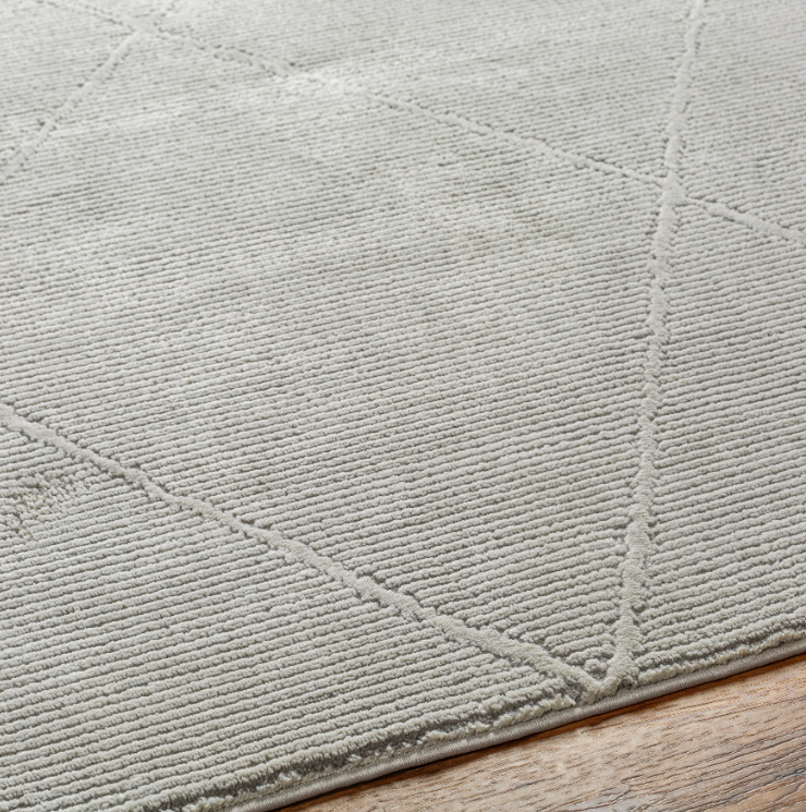 Alder Rug in Light Grey