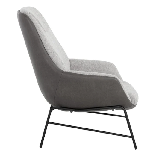 Lucier Lounge Chair - Heather Grey