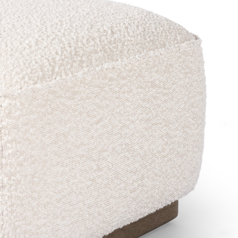 Sinclair Square Ottoman in Knoll Natural