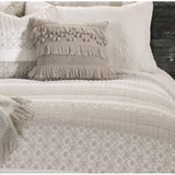 Lola Ivory and Taupe Quilt