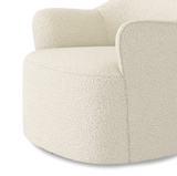 Blythe Swivel Chair in Sheepskin Natural
