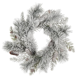 Snowy Pinecone Wreath