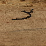 Abaso Console Table in Rustic Ash Oyster