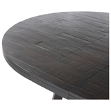 Eberwin Round Ext Dining Table in Dark Carbon