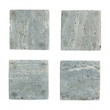 Travertine Coasters, Set of 4