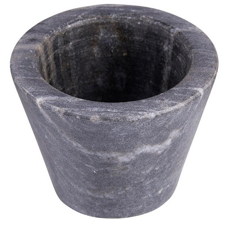 Marble Pinch Pot - Black