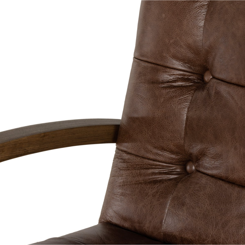 Luca Desk Chair in Sonoma Coco