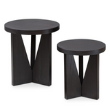 Nadette Nesting Tables | Black