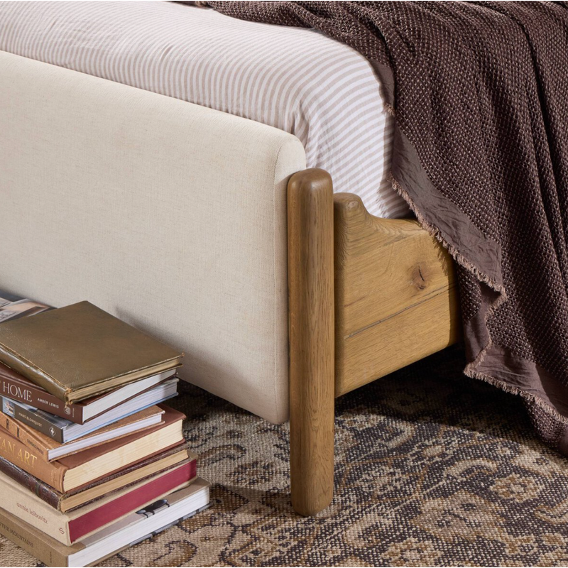 Savall Bed in Crypton Nomad Snow