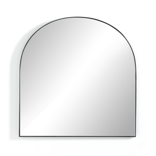 Georgina Wide Mirror in Iron Matte Black