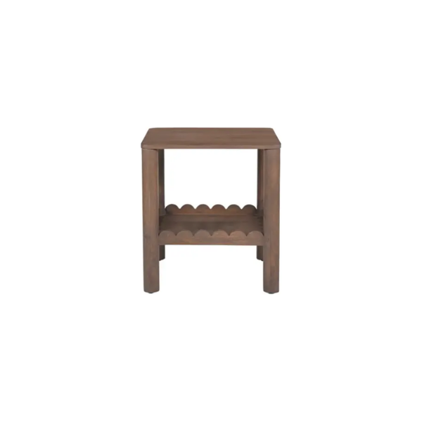 Wiley Side Table in Vintage Brown