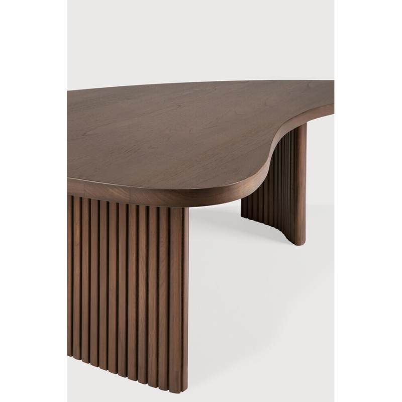 Boomerang Coffee Table in Teak Brown