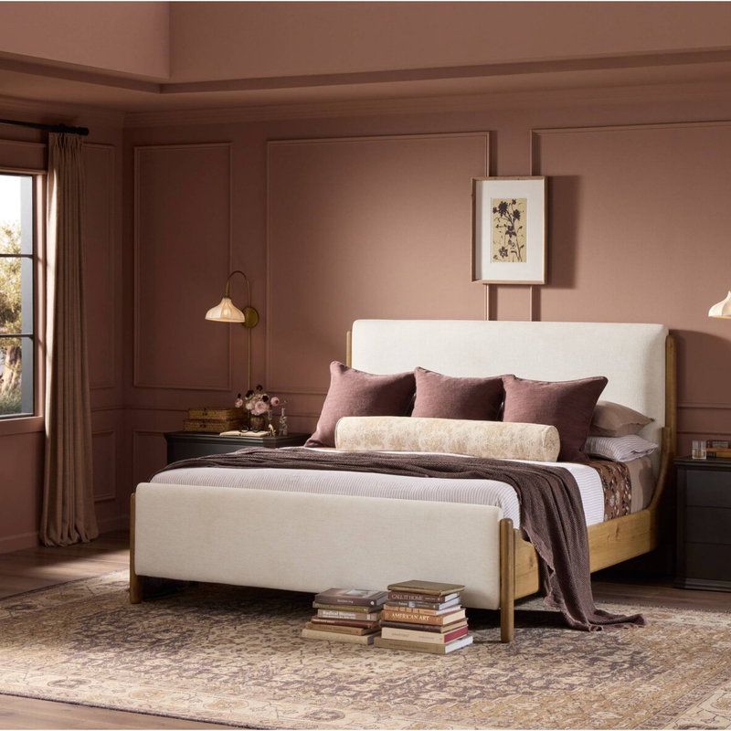 Savall Bed in Crypton Nomad Snow