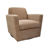 Cooper Swivel Club Chair - Latte Chanile