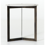 Kiara End Table - Polished White Marble