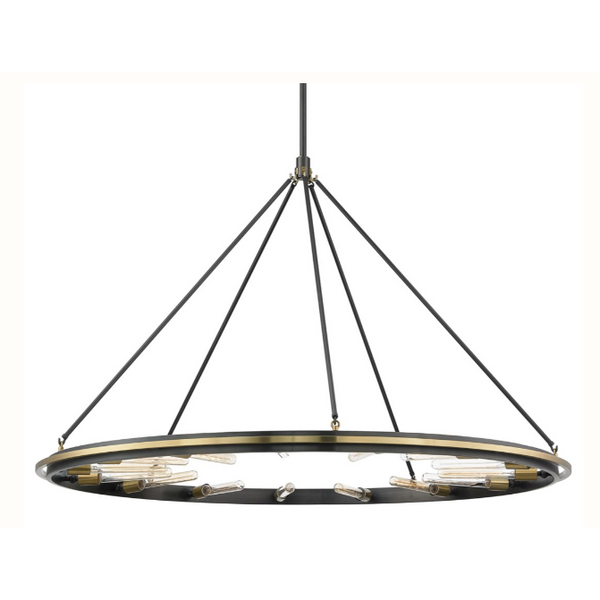 Chambers Chandelier Large in Aged Old Bronze