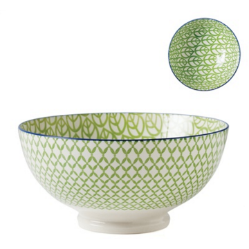 Porcelain Leaf Bowl 8"