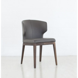 Heather Leatherette Wood Dining Chair - Solid Ash