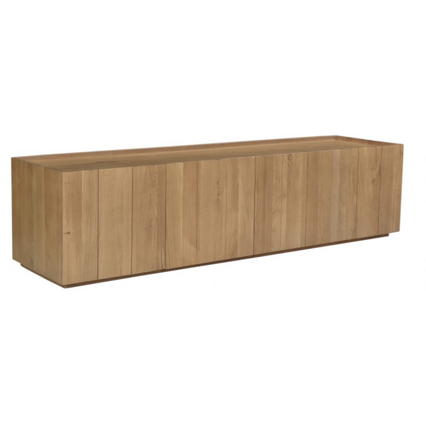 Plank Media Cabinet - Natural