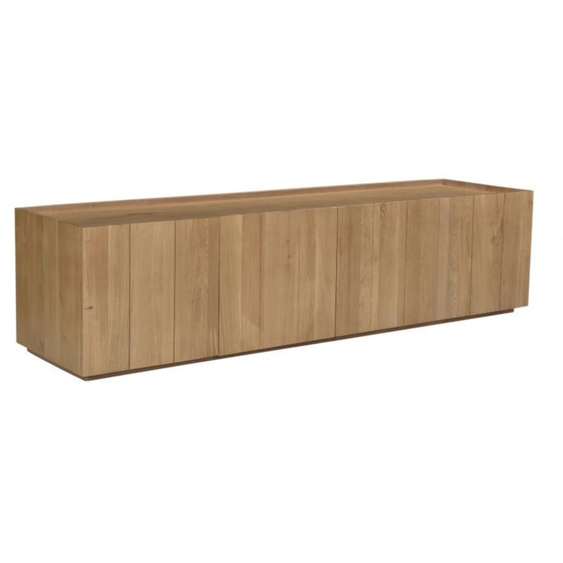 Plank Media Cabinet - Natural