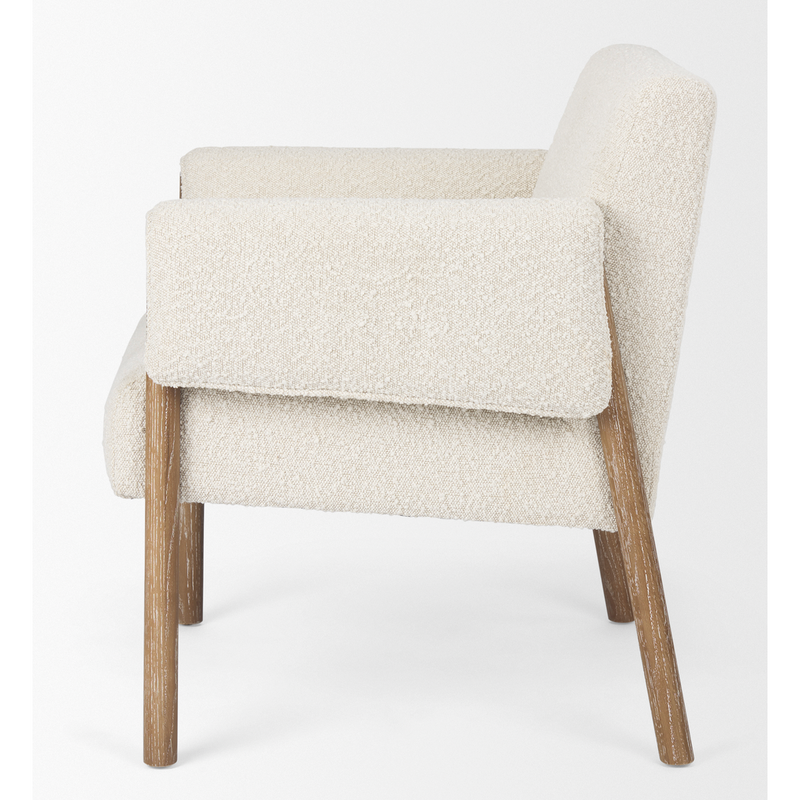 Asha Accent Chair - Cream Boucle