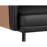 Carter Chair - Black / Cognac