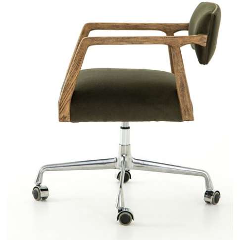 Tyler Desk Chair - Modern Velvet Loden