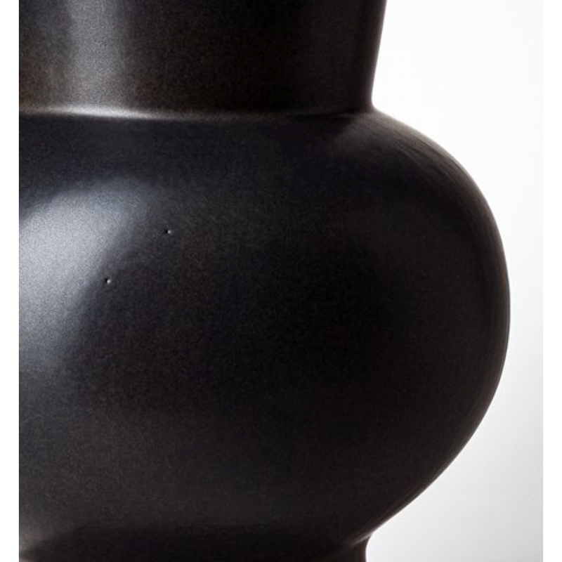 Laforge Black Ceramic Vase Medium