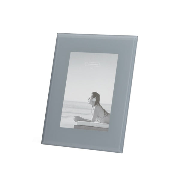 Folio Beveled Glass Frame 5x7 - Grey