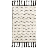 Speck Black Hand Knotted Wool Rug